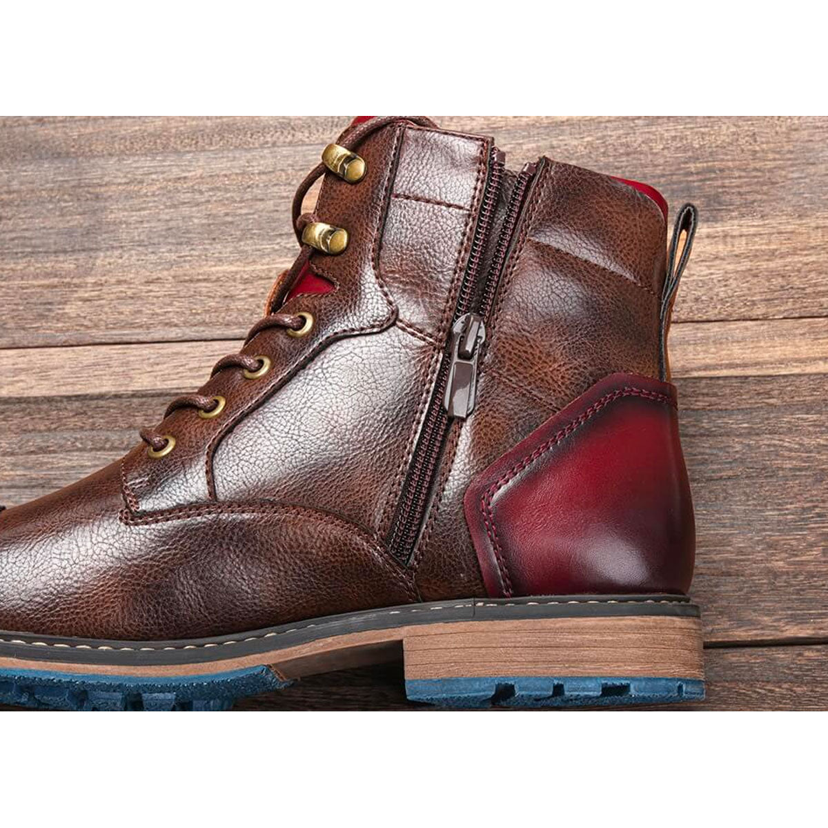 Aaron | Handcrafted premium leather oxford boots