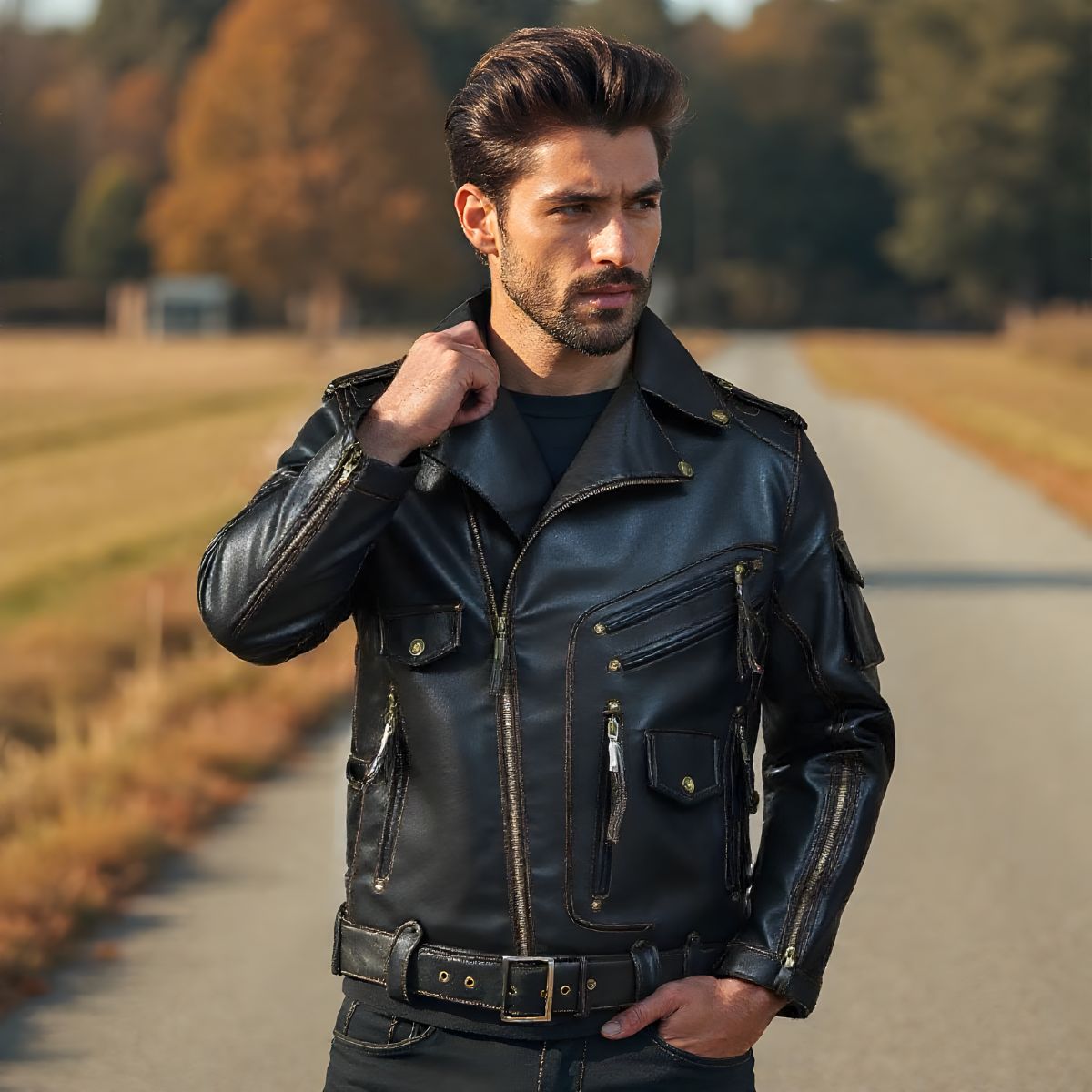 'Mystic' Leather Jacket